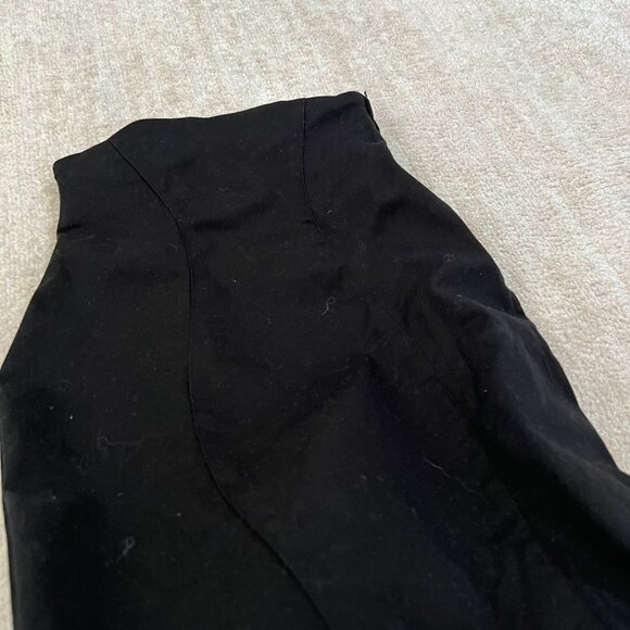 Elegant Black Lace Trim Skirt - Picture 10 of 11